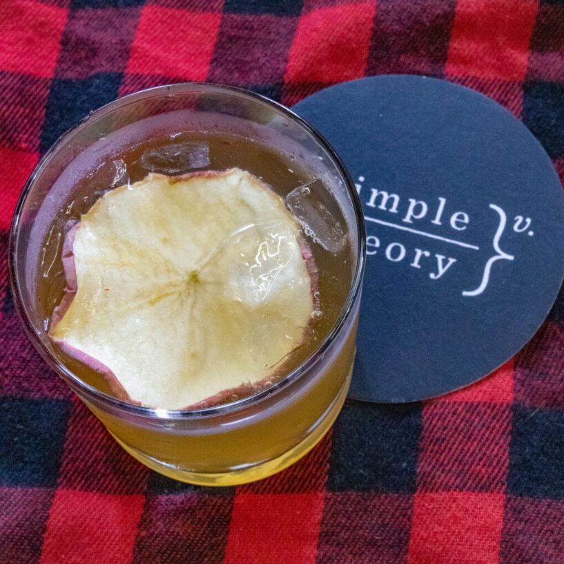 first saturday flannel and fizz cocktail